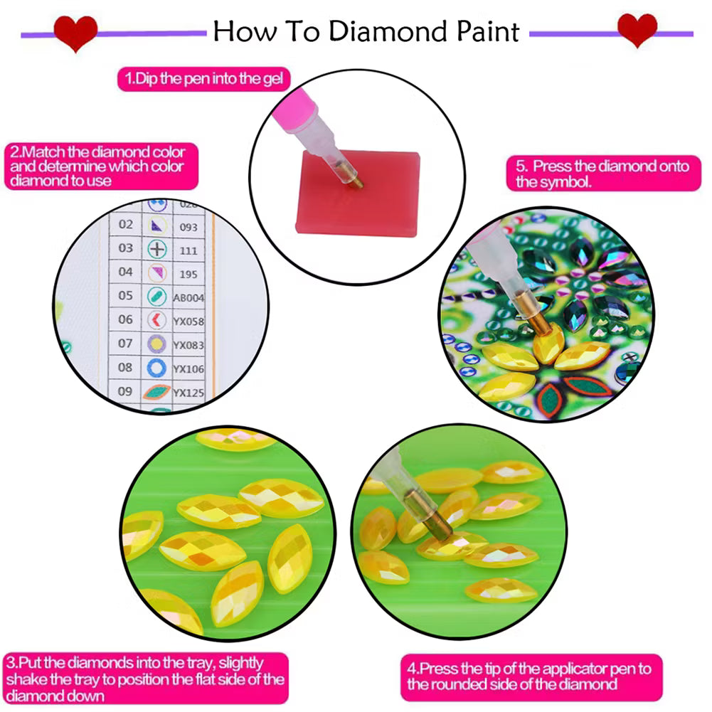 Framed Happy Santa Claus - Pearls Painting Kit DIY Diamond Painting Pearl Dot Crafts 20x20CM 1884151.07