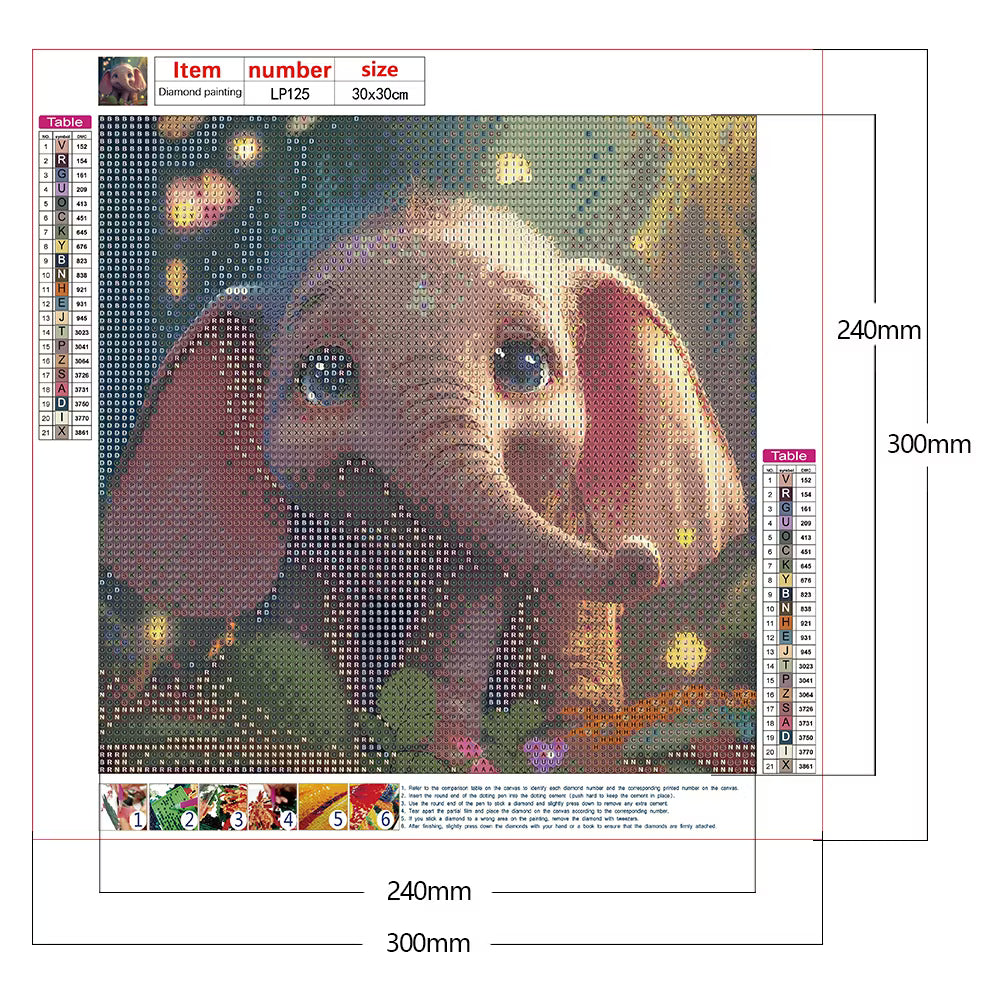 (Multi-Style)Animal-Full Round Diamond Painting 30*30CM