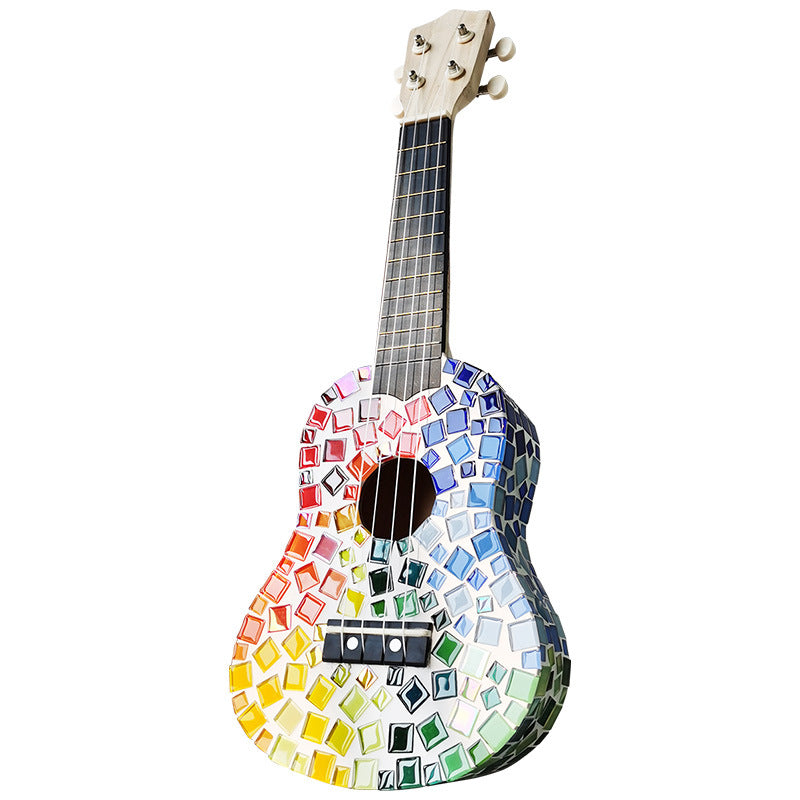 DIY Mosaic Ukulele Craft Material Kit