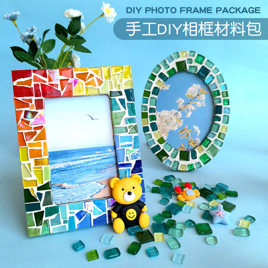 DIY Mosaic Photo Frame Craft Material Kit