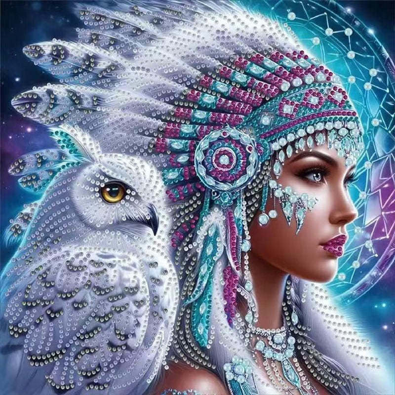 DIY 5D Diamond Painting Acrylic Pendant Craft Kit