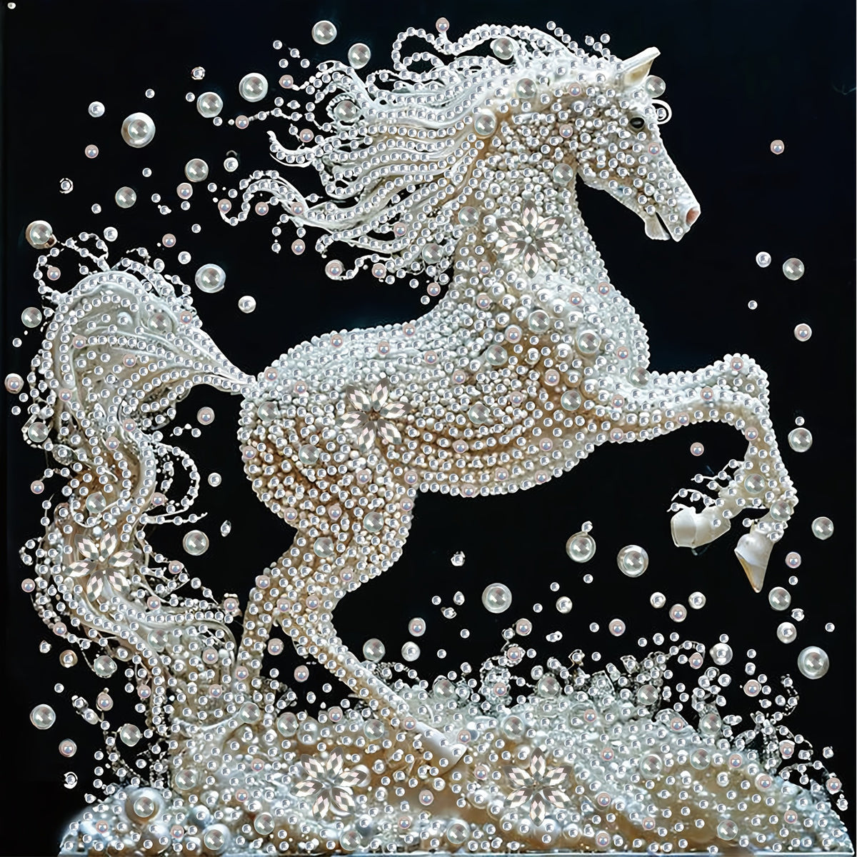 DIY 5D Diamond Painting Acrylic Pendant Craft Kit