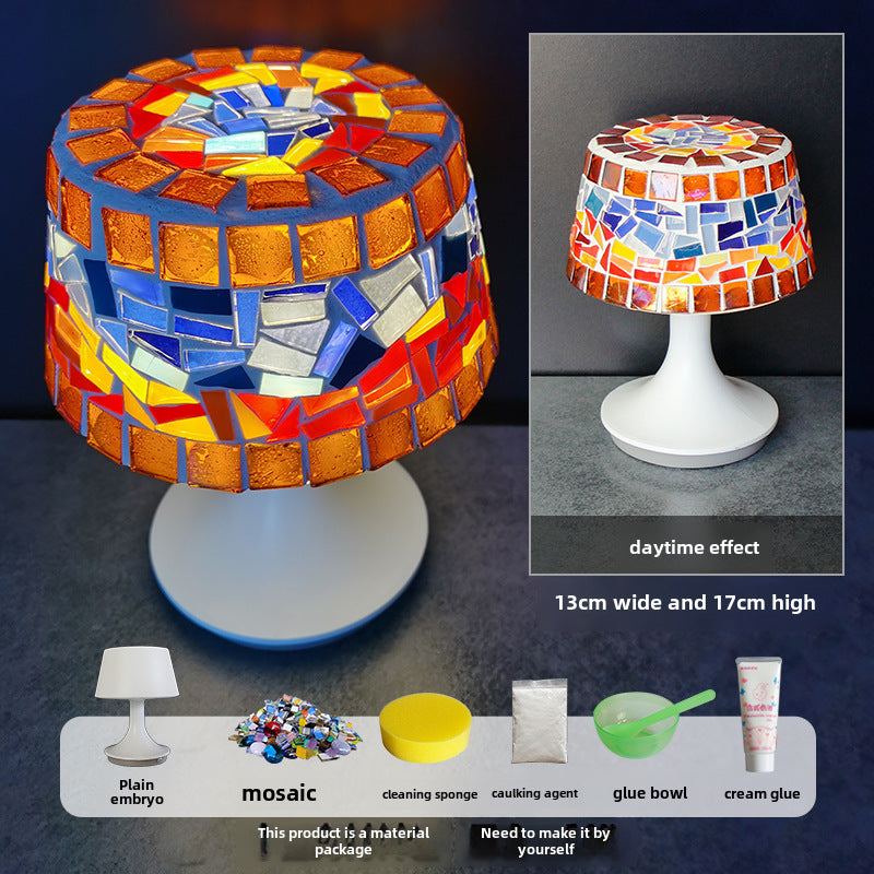 DIY Mosaic Table Lamp Craft Material Kit
