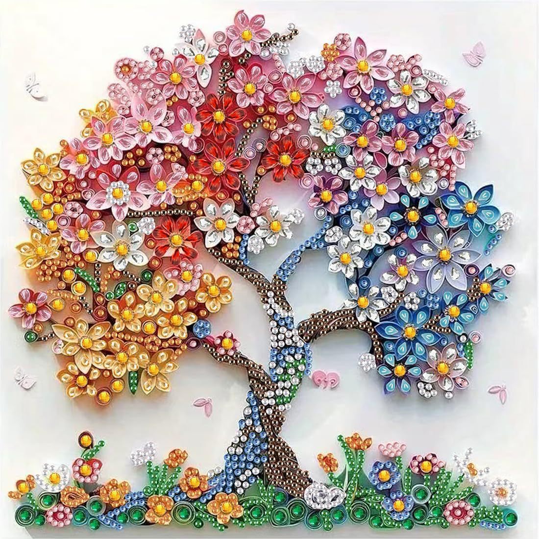 DIY 5D Diamond Painting Acrylic Pendant Craft Kit