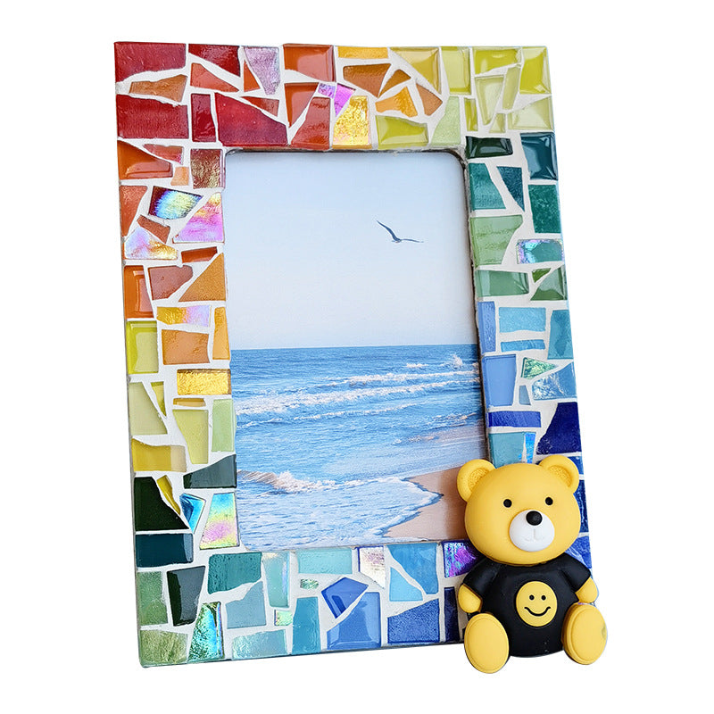 DIY Mosaic Photo Frame Craft Material Kit