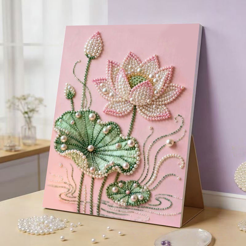 DIY Pearl Diamond Painting Acrylic Ornament Craft Kit