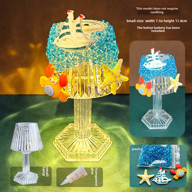DIY Mosaic Table Lamp Craft Material Kit
