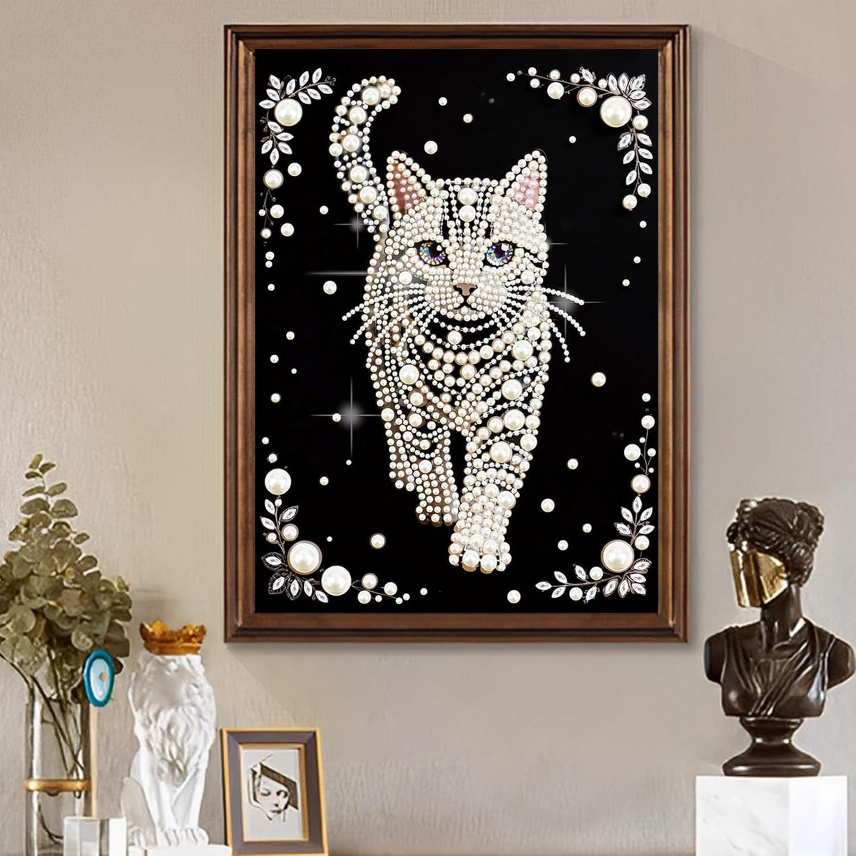 DIY Pearl Diamond Painting Acrylic Ornament Craft Kit