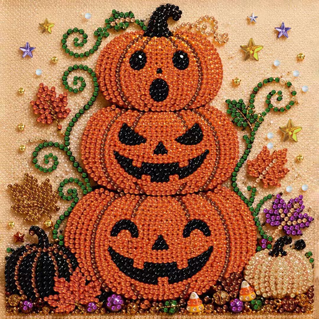 DIY Christmas Pearl Diamond Painting Embroidery Hoop Craft Kit