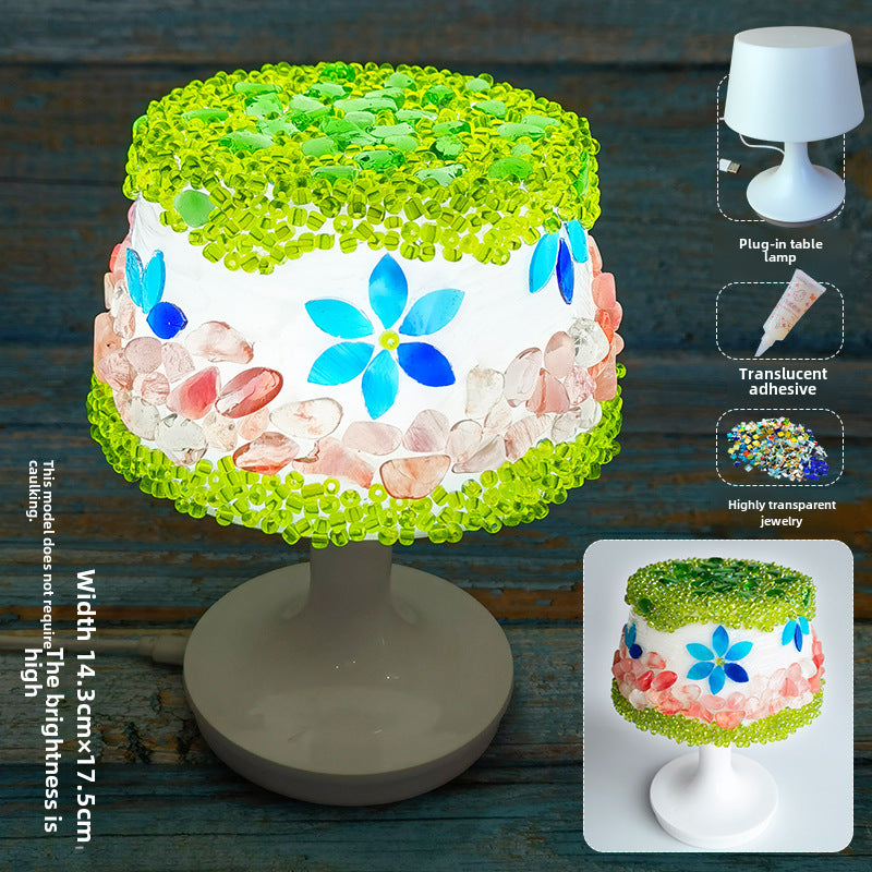 DIY Mosaic Table Lamp Craft Material Kit