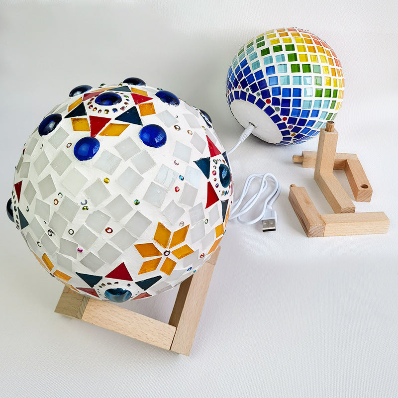 DIY Mosaic Table Lamp Craft Material Kit
