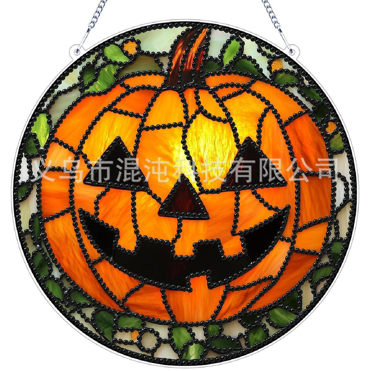 DIY Halloween Diamond Painting Acrylic Pendant Kit