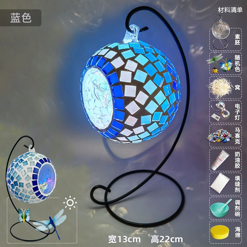 DIY Mosaic Table Lamp Craft Material Kit