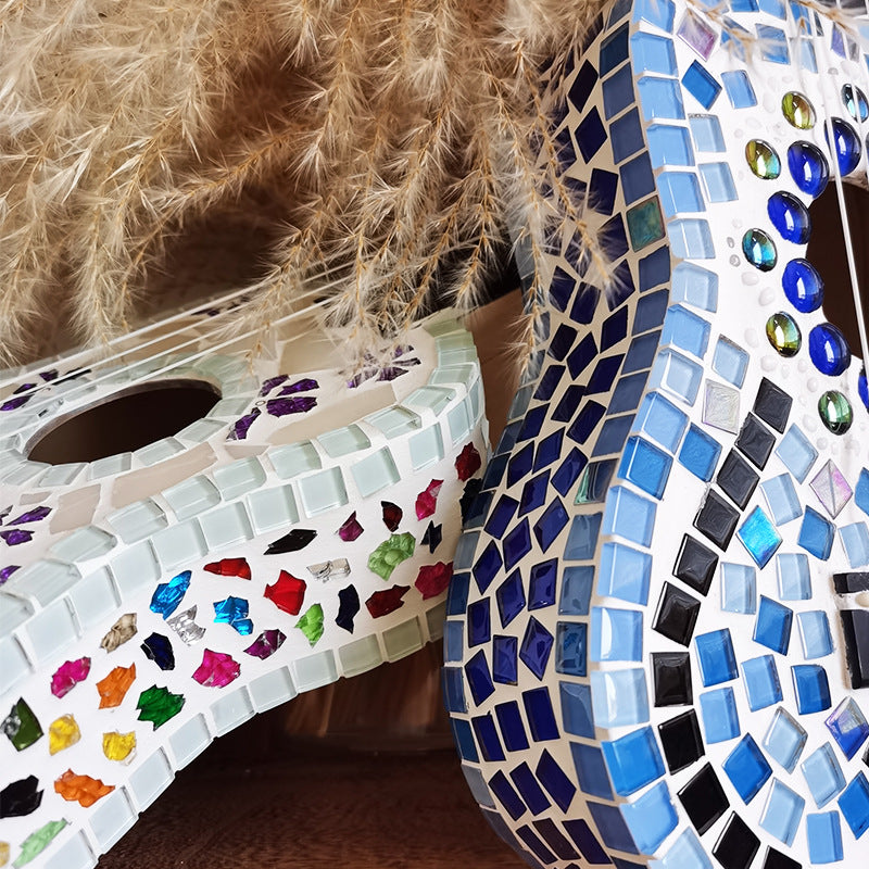 DIY Mosaic Ukulele Craft Material Kit
