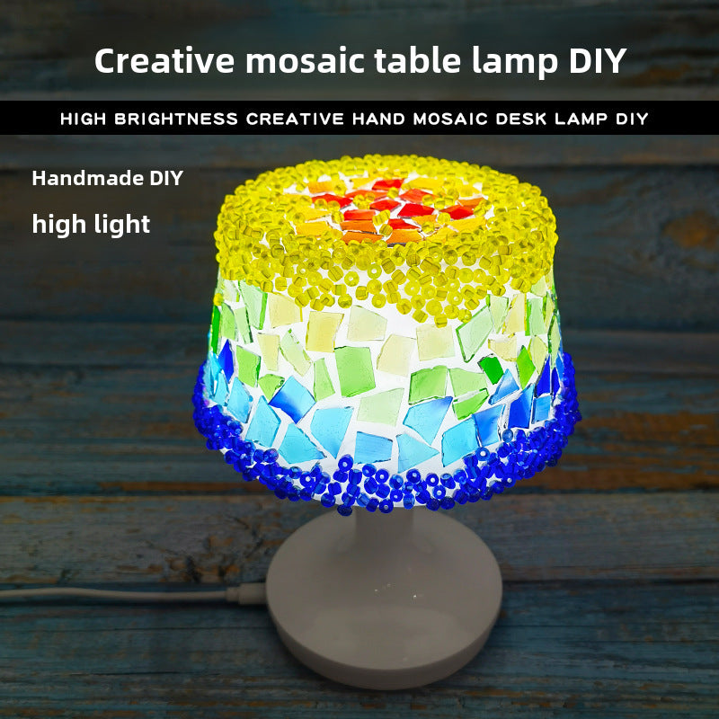 DIY Mosaic Table Lamp Craft Material Kit
