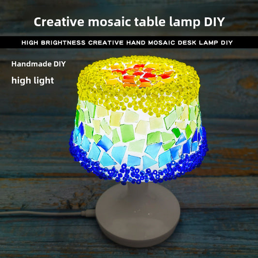DIY Mosaic Table Lamp Craft Material Kit