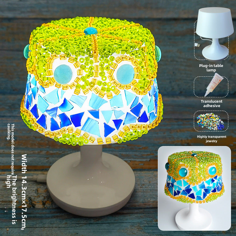 DIY Mosaic Table Lamp Craft Material Kit