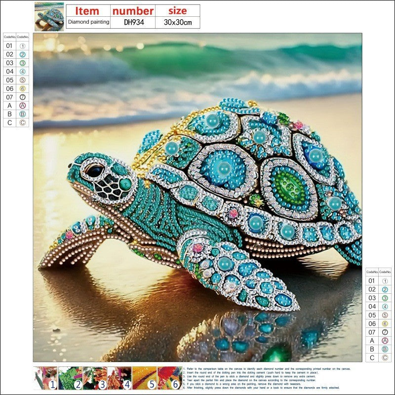 DIY 5D Diamond Painting Acrylic Pendant Craft Kit