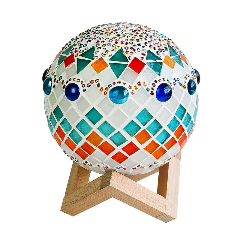 DIY Mosaic Table Lamp Craft Material Kit